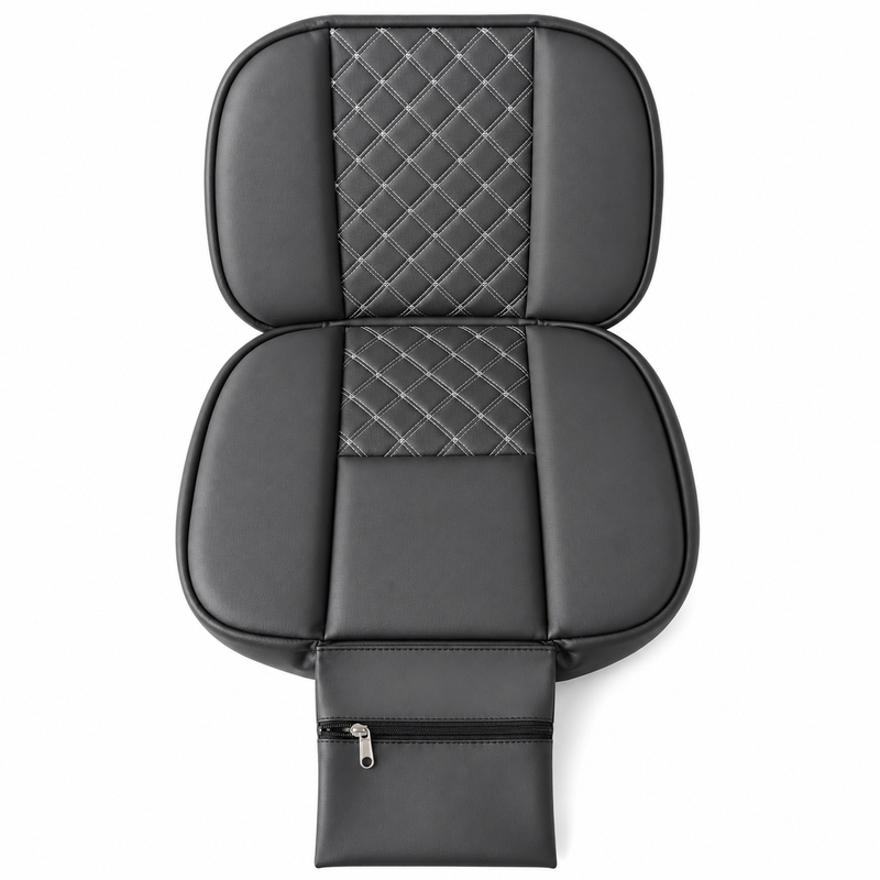 All-black tractor seat cover